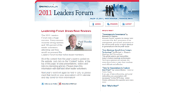 Desktop Screenshot of leadersforum2011.smithbucklin.com